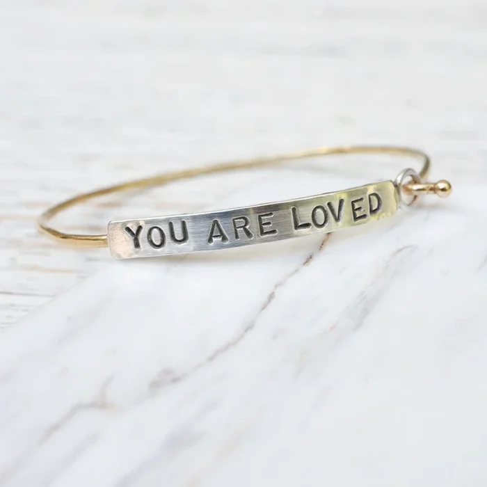 “Say It” Word Bracelet – You Are Loved
