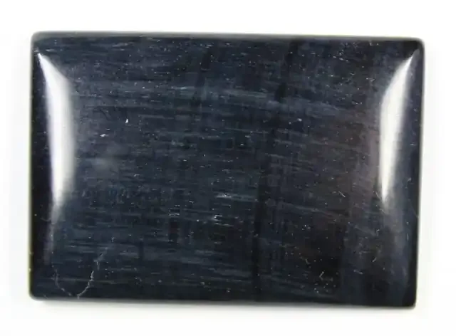 85.2 CTS TIGER EYE STONE DYED TO LOOK LIKE OBSIDIAN