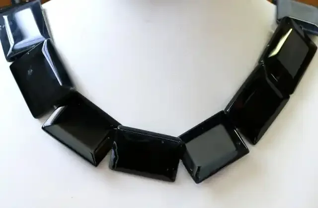 850 cts Brazil Banded agate strand beads GOGO 1265