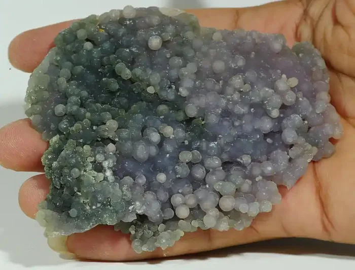 88 GRAM NATURAL INDONESIAN GRAPE CHALCEDONY SPECIMEN -E52-