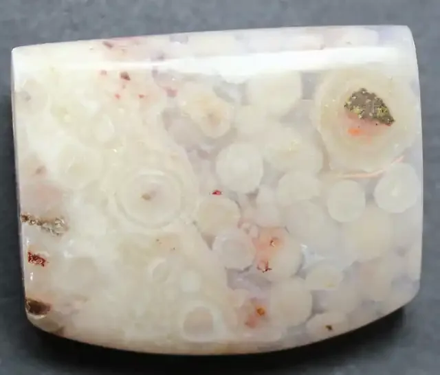 89.80 CTS – FISH EYE AGATE FLOATING ORBS DRILLED BEAD