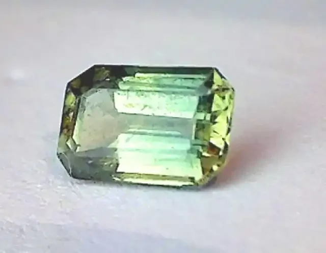 .8ct Emerald Cut Mint Green Sapphire Australia VVS A958
