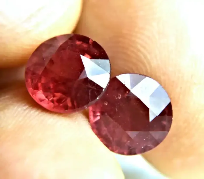 9.03 Tcw. Matched Round Cut Rubies – Gorgeous
