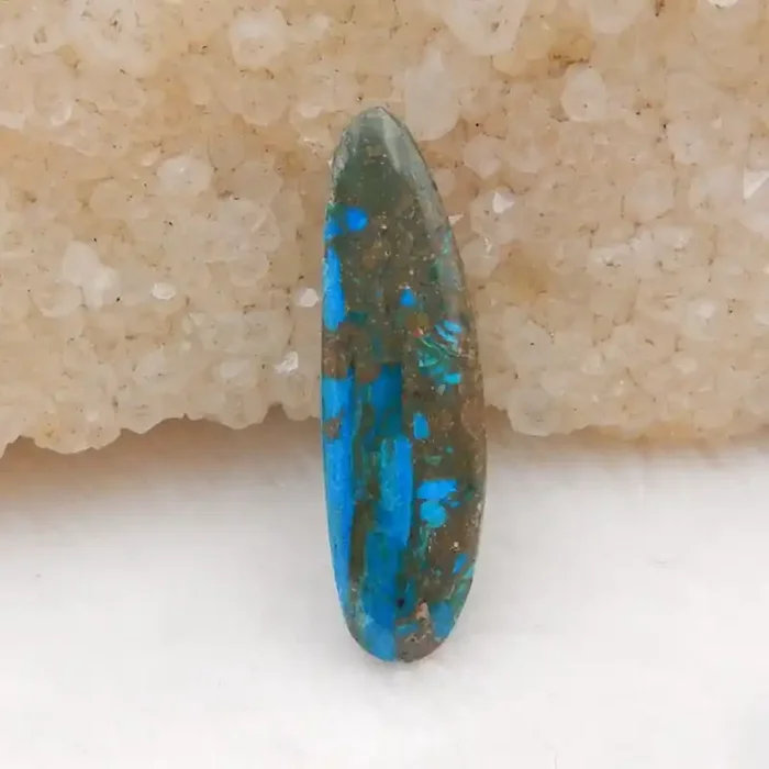 9.5cts Natural Blue Opal Cabochons, October Birthstone, Blue Opal H231