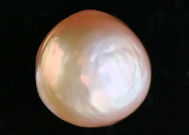 9.75 cts Ivory/Apricot Pearl PPP 663