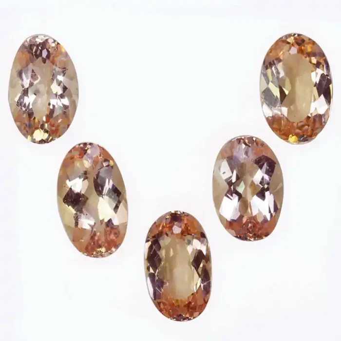 9.82Ct Natural Peach Pink Morganite Oval Parcel Brazil