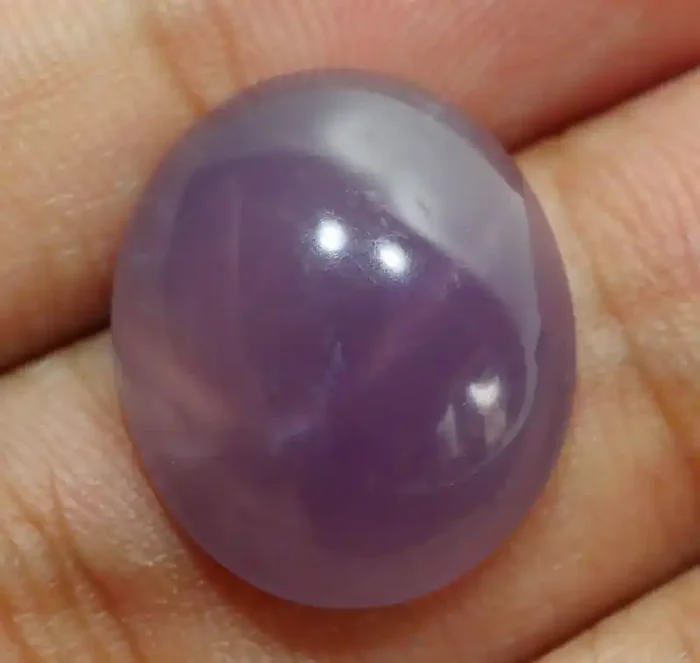 9.85 CRT NATURAL INDONEISAN PURPLE CHALCEDONY AA GRADE-H18-