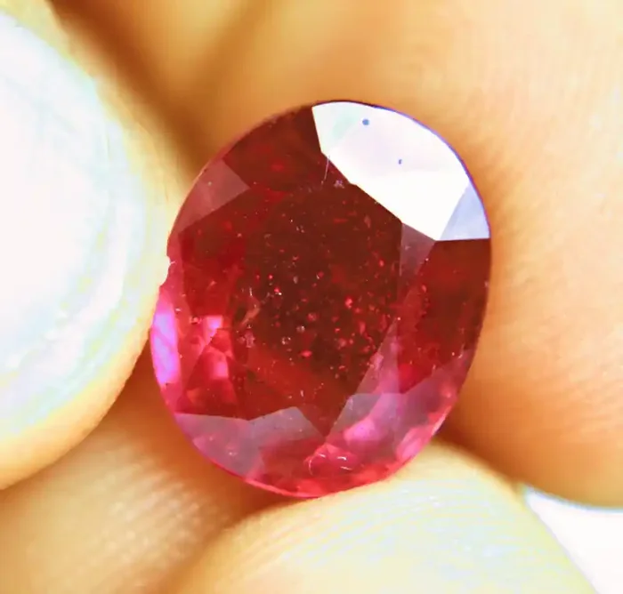 9.95 Carat Pigeon Blood Ruby