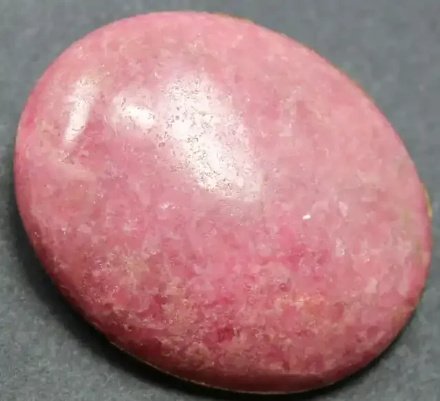 90.15 CTS RHODONITE LARGE CABOCHON CUT AND POLISHED