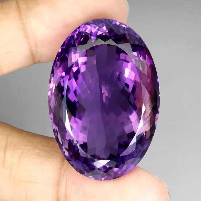 95.39 Ct. IF – Top Quality Natural Rich Purple Amethyst Uruguay CLEAN