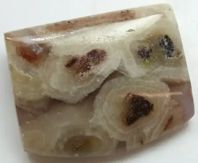 99.95 CTS – FISH EYE AGATE FLOATING ORBS DRILLED BEAD