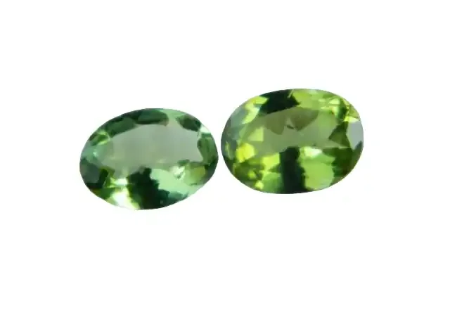 AAA+ Brazil Olive Apatite Faceted Stone Pair Z 1140