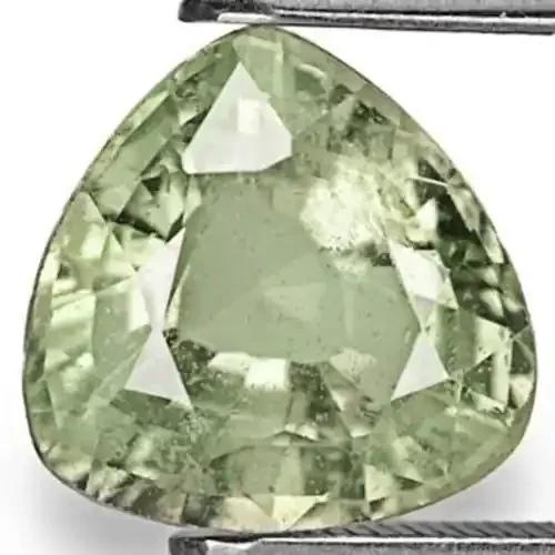 AIGS Certified Madagascar Fancy Sapphire, 3.67 Carats, Light Greyish Green