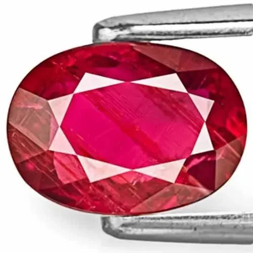 AIGS Certified Mozambique Ruby, 2.01 Carats, Blood Red Oval