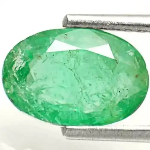 AIGS Certified Zambia Emerald, 1.72 Carats, Grass Green Oval