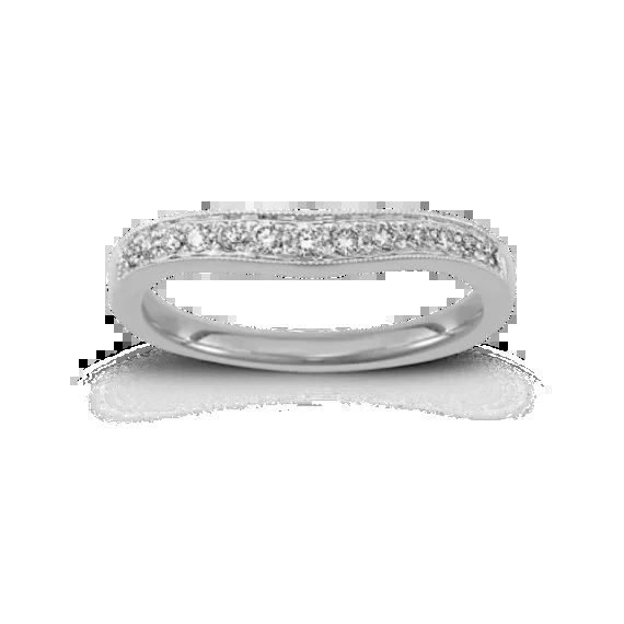 Alenka Diamond Contour Band
