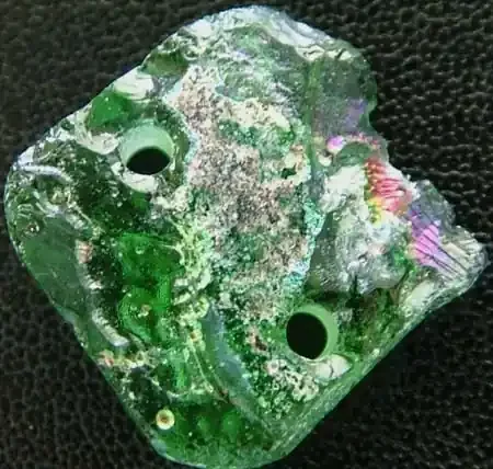 ANCIENT GLASS BEAD – AFGANISTAN- FACE DRILLED 7.25CTS MX4730