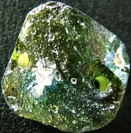 ANCIENT GLASS BEAD -AFGANISTAN- FACE DRILLED 13.05CTS MX4759
