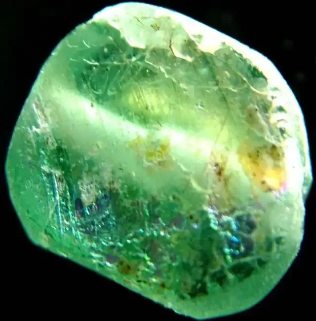 ANCIENT GLASS BEAD FROM AFGANISTAN-DRILLED 5.00 CTS MX 4532