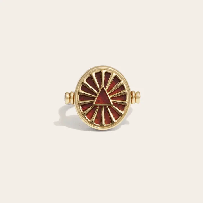 Aries & Fire Flip Ring