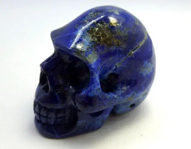 ARTISTIC LAPIS LUZULI GEMSTONE SKULL 287.90 CTS RT 1834