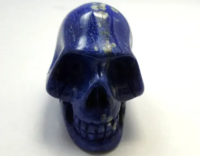 ARTISTIC LAPIS LUZULI GEMSTONE SKULL249.15 CTS RT 1813