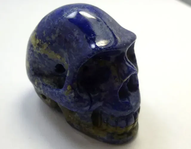 ARTISTIC LAPIS LUZULI GEMSTONE SKULL282.80 CTS RT 1830