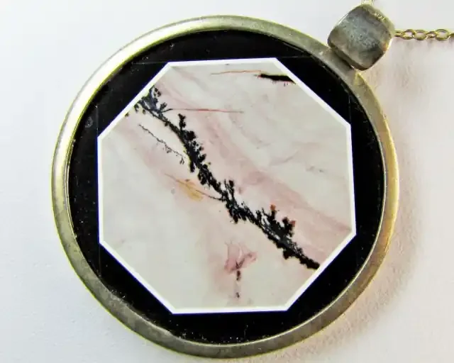 Attractive Intarsia Jasper pendant MJA 311