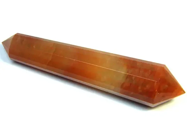 AVENTURINE GEMSTONE DOUBLEPOINTED END WAND 245CTS AG515