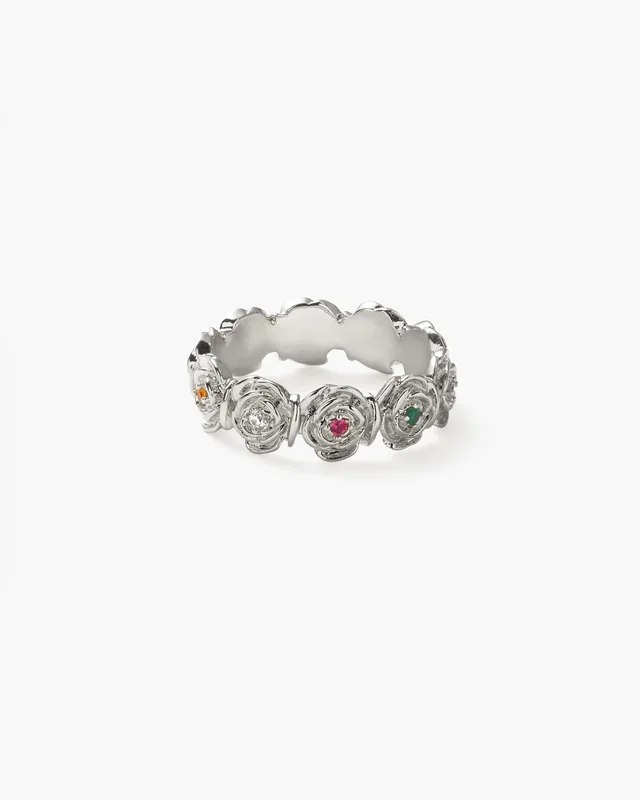 Bague Daisy Rose Argentée