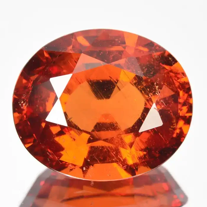 ~BEAUTIFUL~ 6.62 Cts Natural Mandrain Orange Spessartite Garnet Oval Cut Na