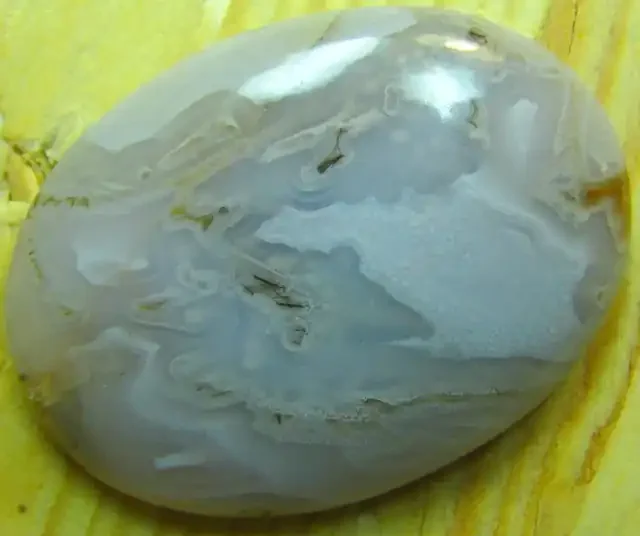 BEAUTIFUL AGATE PATTERN CABOCHON STONE FROM NEVADA 44.05 CTS