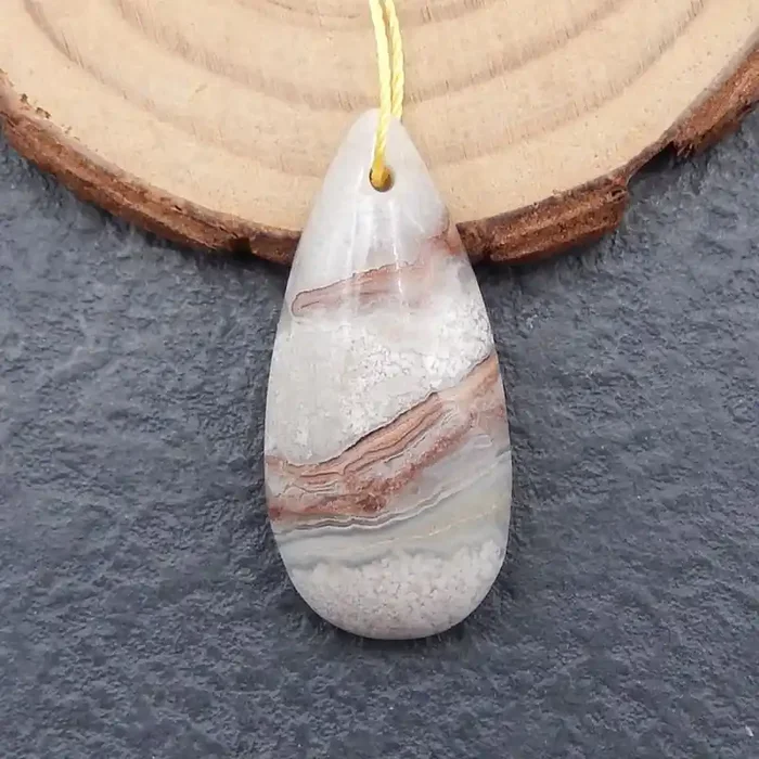 Beautiful Color Crazy Lace Agate Pendant ,Handmade Gemstone C38