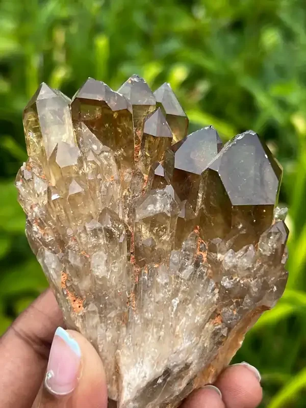 Beautiful Golden Kundalini Quartz Citrine, Democratic Republic of Congo, Lwena, Congo Citrine