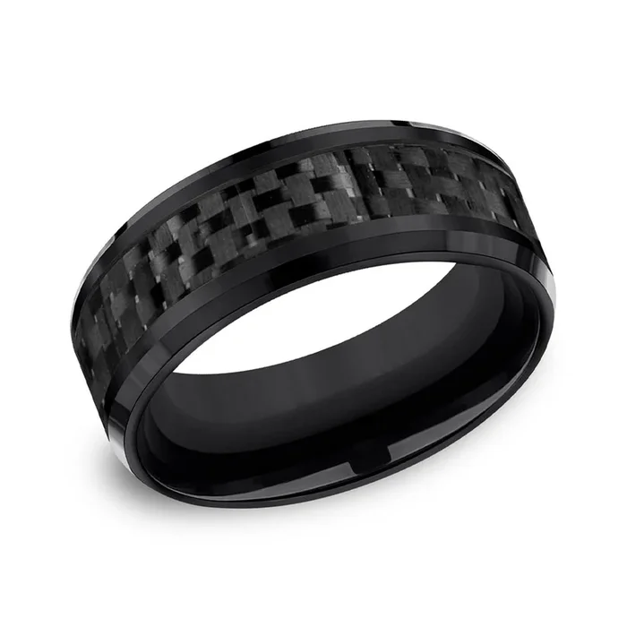 Benchmark® Titanium & Carbon Fiber Men’s Band