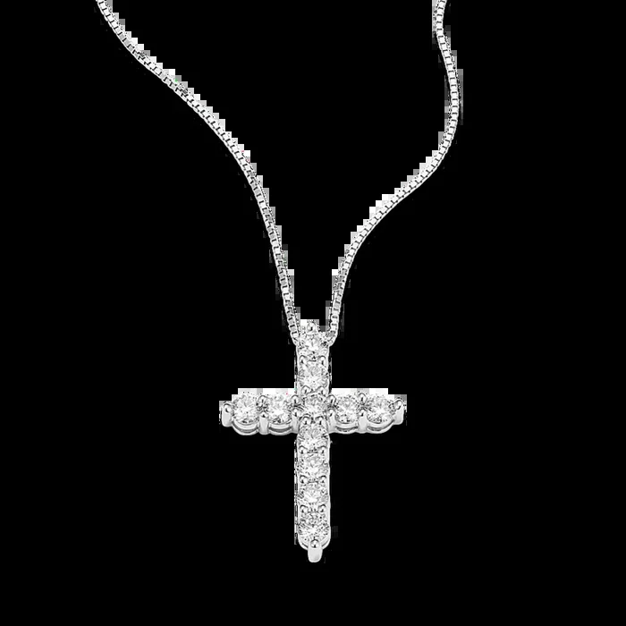 Bethany 1 tcw Diamond Cross Pendant