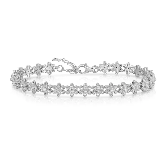 Blossom Link Diamond Bracelet