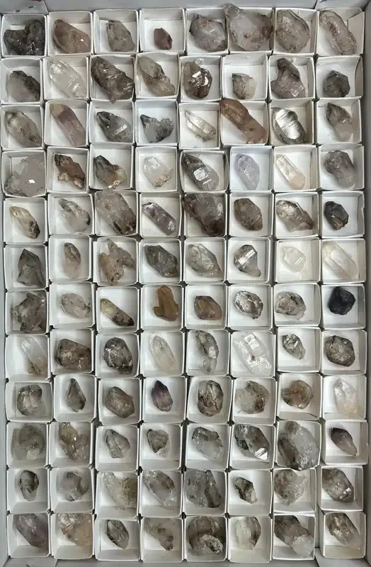 Brandberg Quartz Wholesale Flat from the Brandberg District, Goboboseb, Erongo Region, Namibia