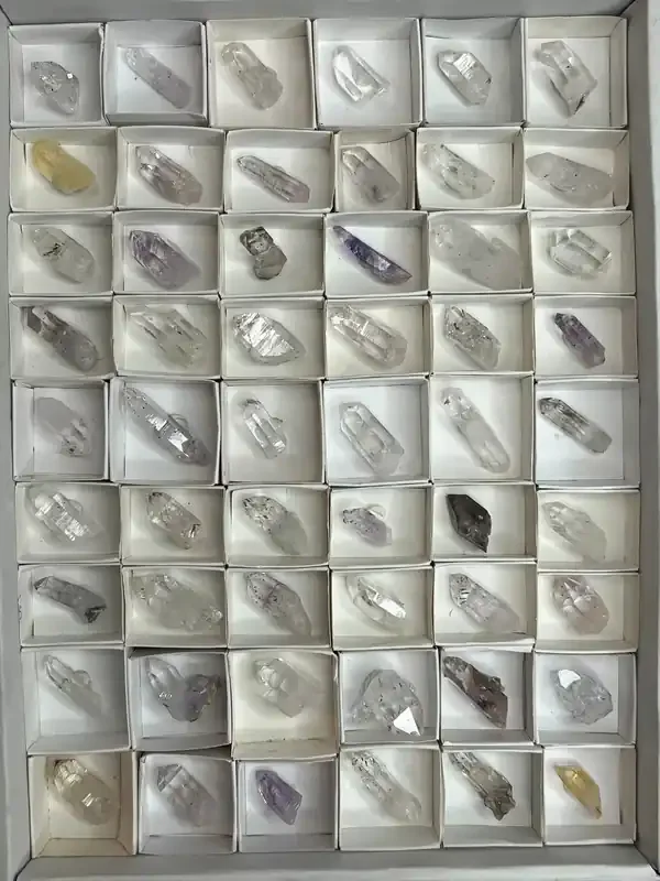 Brandberg Quartz Wholesale Flat from the Streep Mine, Goboboseb, Erongo Region, Namibia