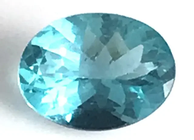 Bright Neon Blue Oval Apatite – Africa