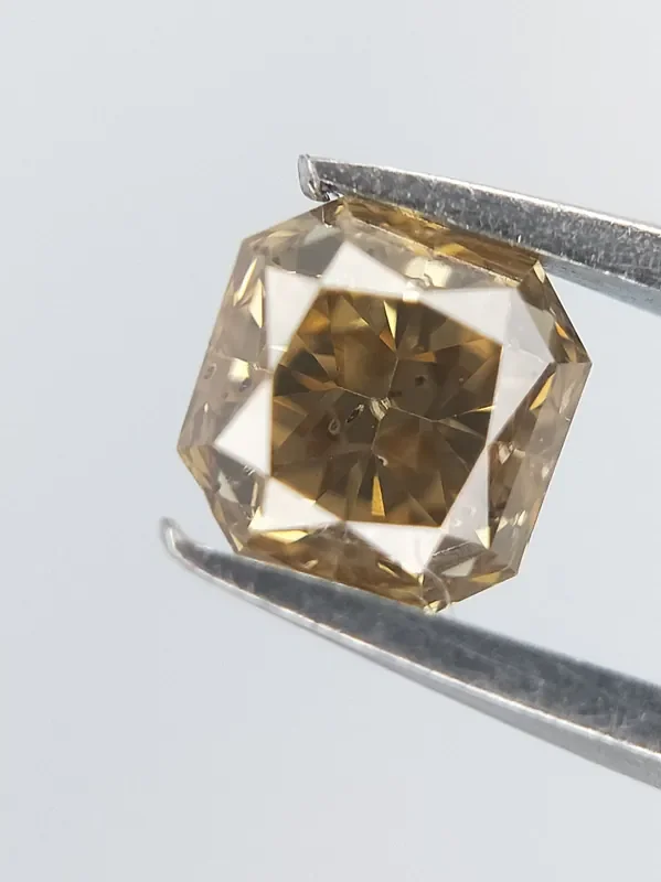Brown Colour Diamond , Cushion Brilliant Cut , 0.26 cts