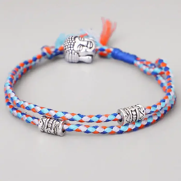 Buddha Stones Head Serenity String Bracelet