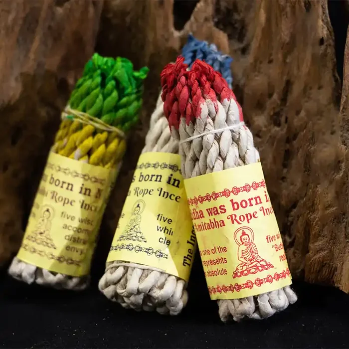 Buddha Stones Nepal Rope Incense Purify Healing Meditation Incense