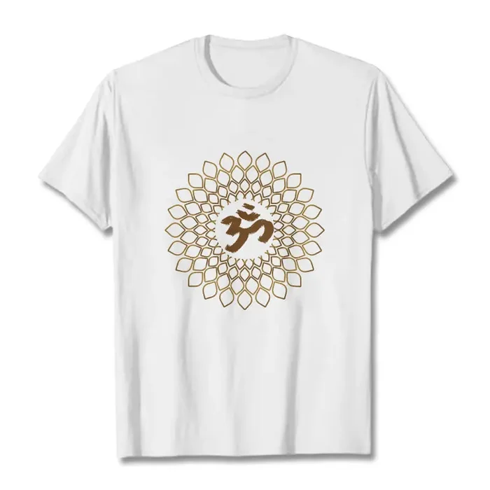 Buddha Stones Rhombus OM Design Tee T-shirt