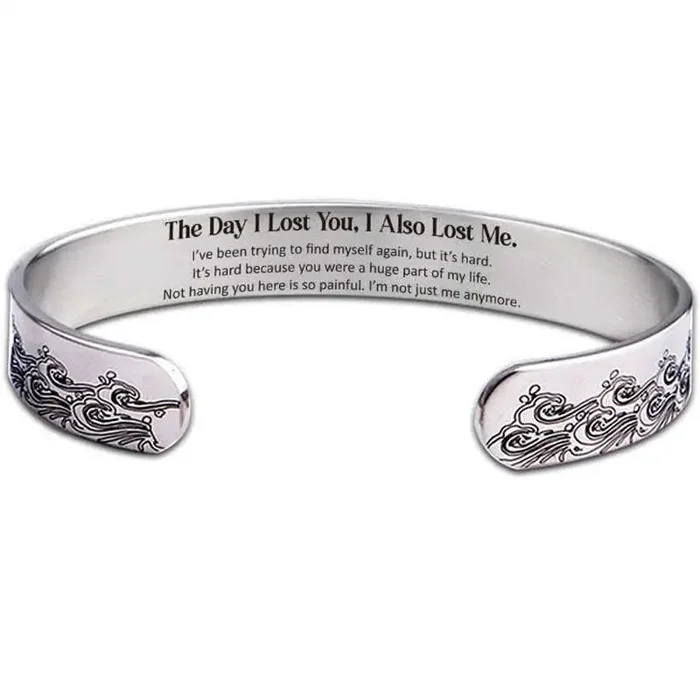 Buddha Stones The Day I Lost You Memorial Harmony Bracelet Bangle