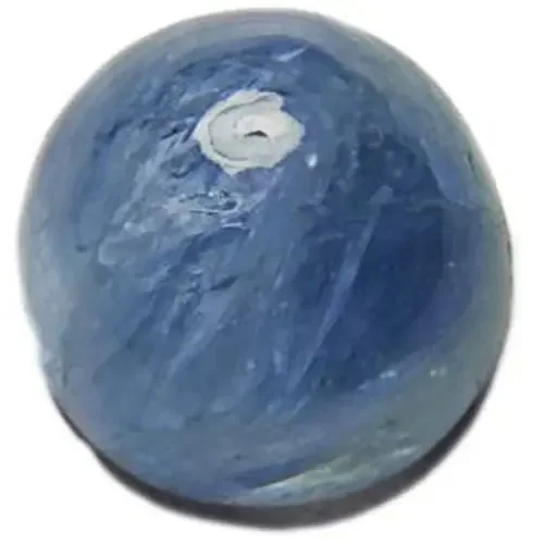 Burma Blue Sapphire, 14.80 Carats, Aqua Blue Round