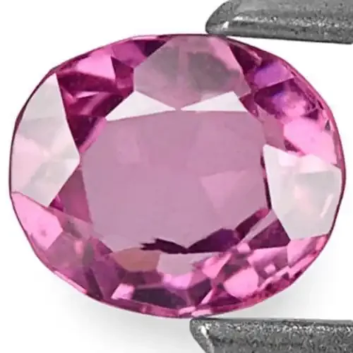 Burma Spinel, 0.71 Carats, Vivid Pink Oval