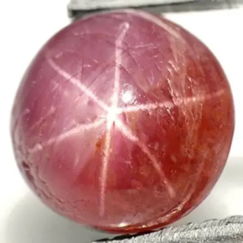 Burma Star Ruby, 3.46 Carats, Purplish Orangish Red Oval