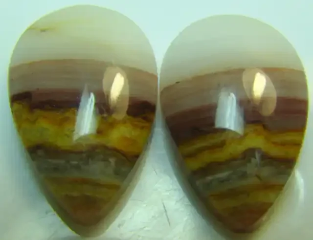 CANDY OPAL CABOCHON PAIRS 13.20 CTS