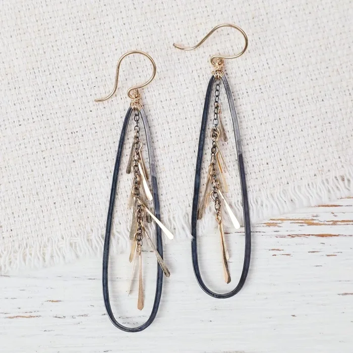 Captured Fringe Earrings